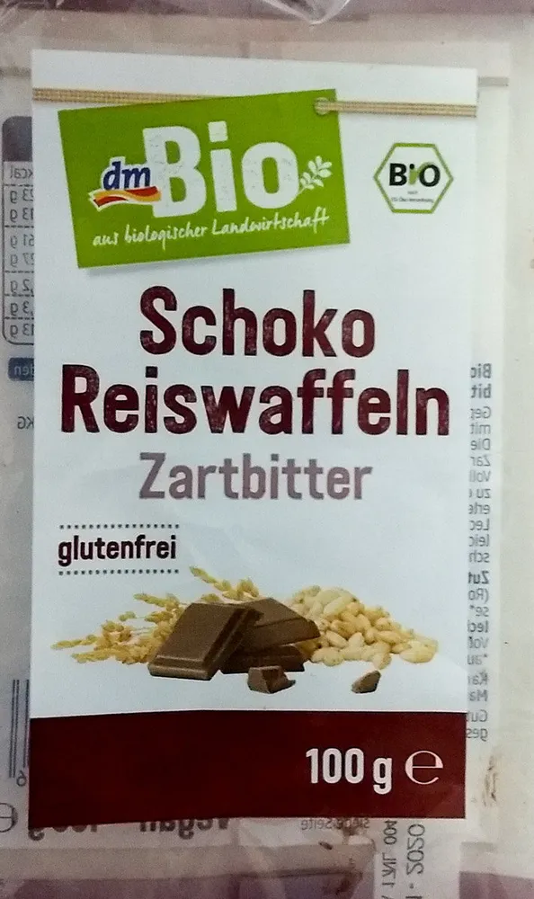 Schoko Reiswaffeln Zartbitter