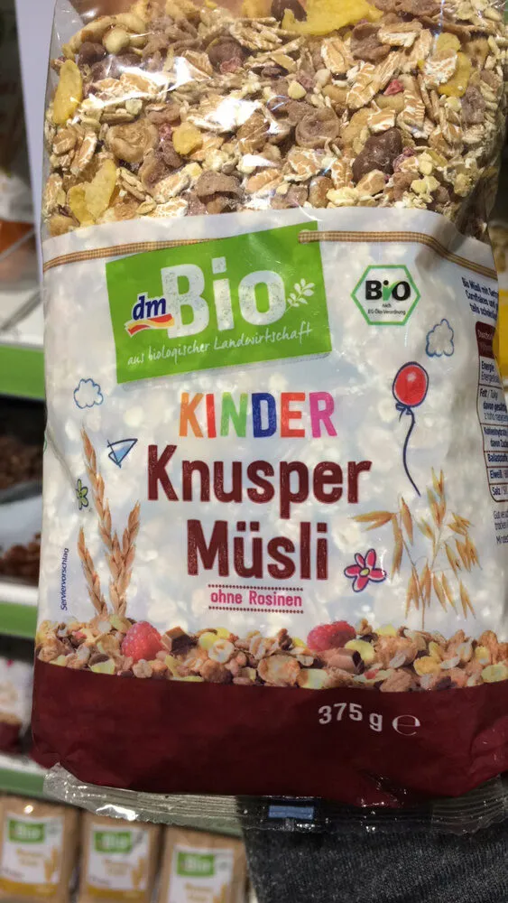 kinder knusper müsli