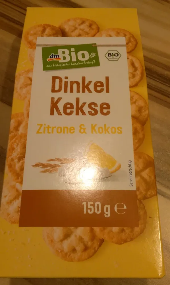 Dinkel Kekse, Zittrone & Kokos