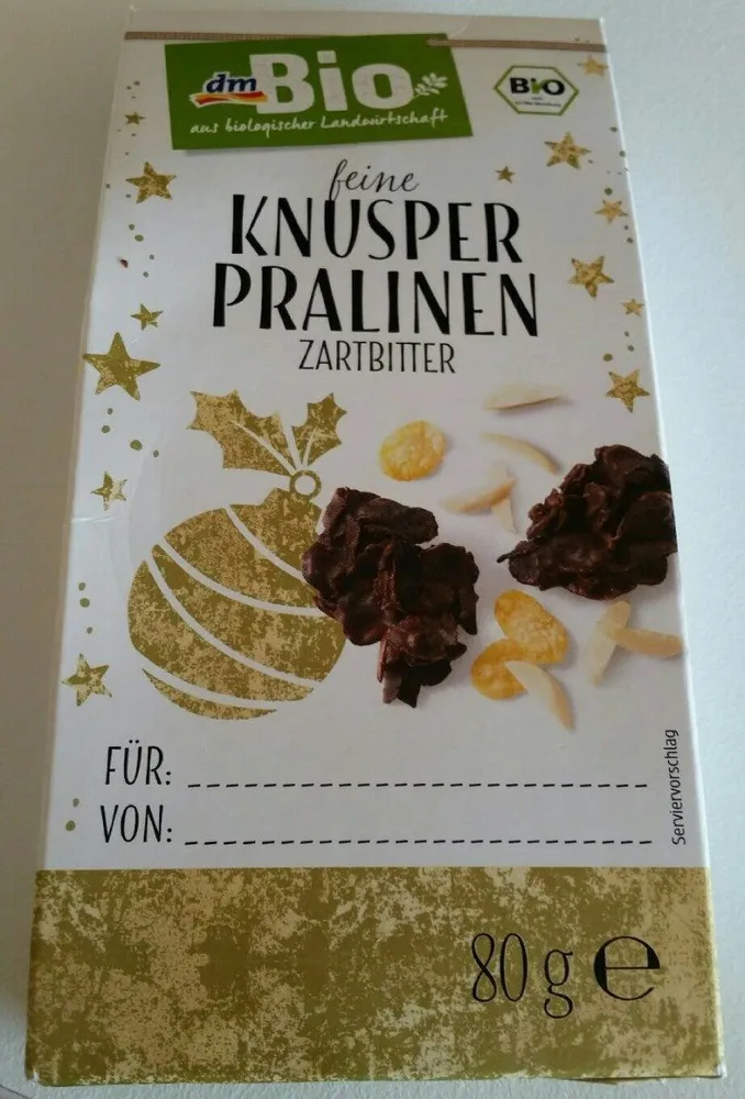 Feine Knusper Pralinen, Zartbitter
