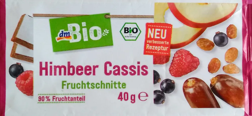 Himbeer Cassis Fruchtschnitte