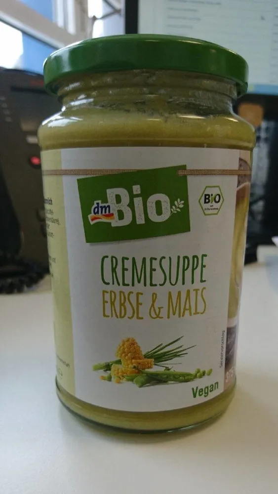 Cremesuppe erbse & mais