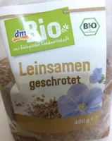 Leinsamen geschrotet