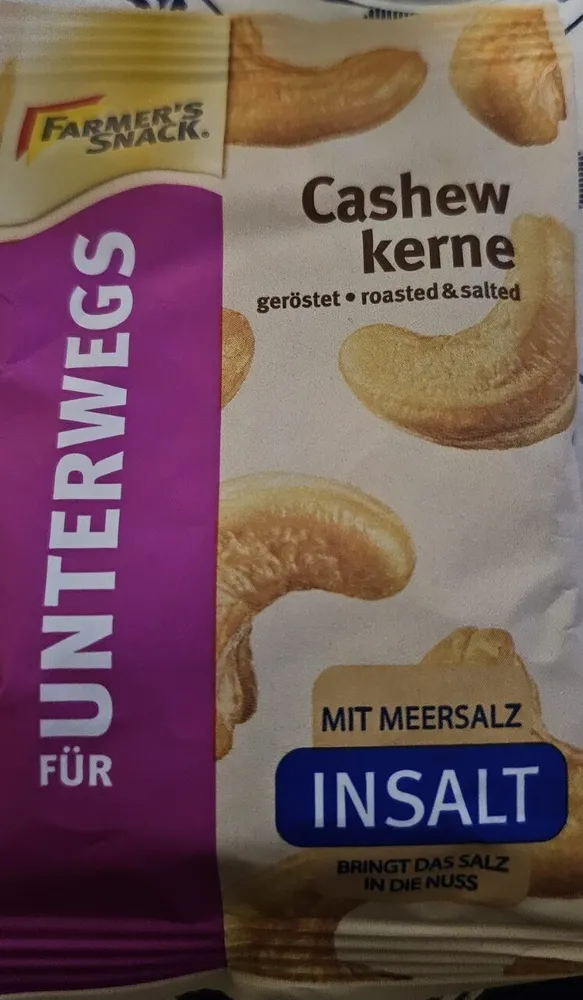 Cashew kerne geröstet • roasted & salted
