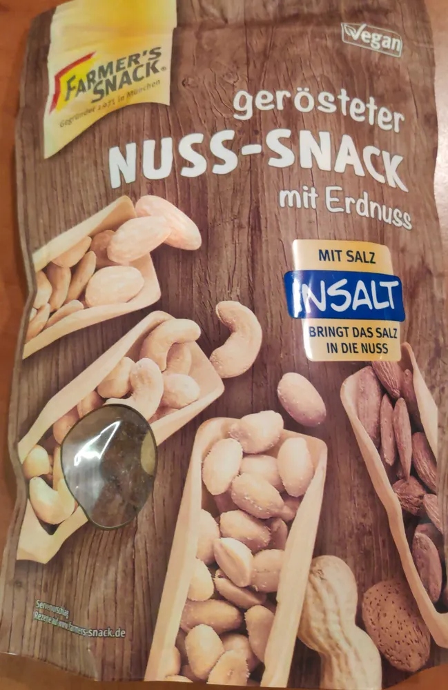 Nuss-Snack, geröstet