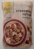 Studentenfutter ohne Rosinen mit saftigen Cranberries