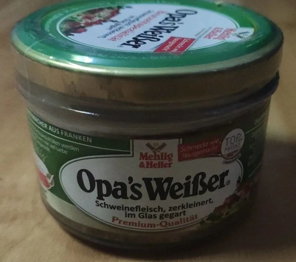 Leberwurst: Opa‘s Weißer