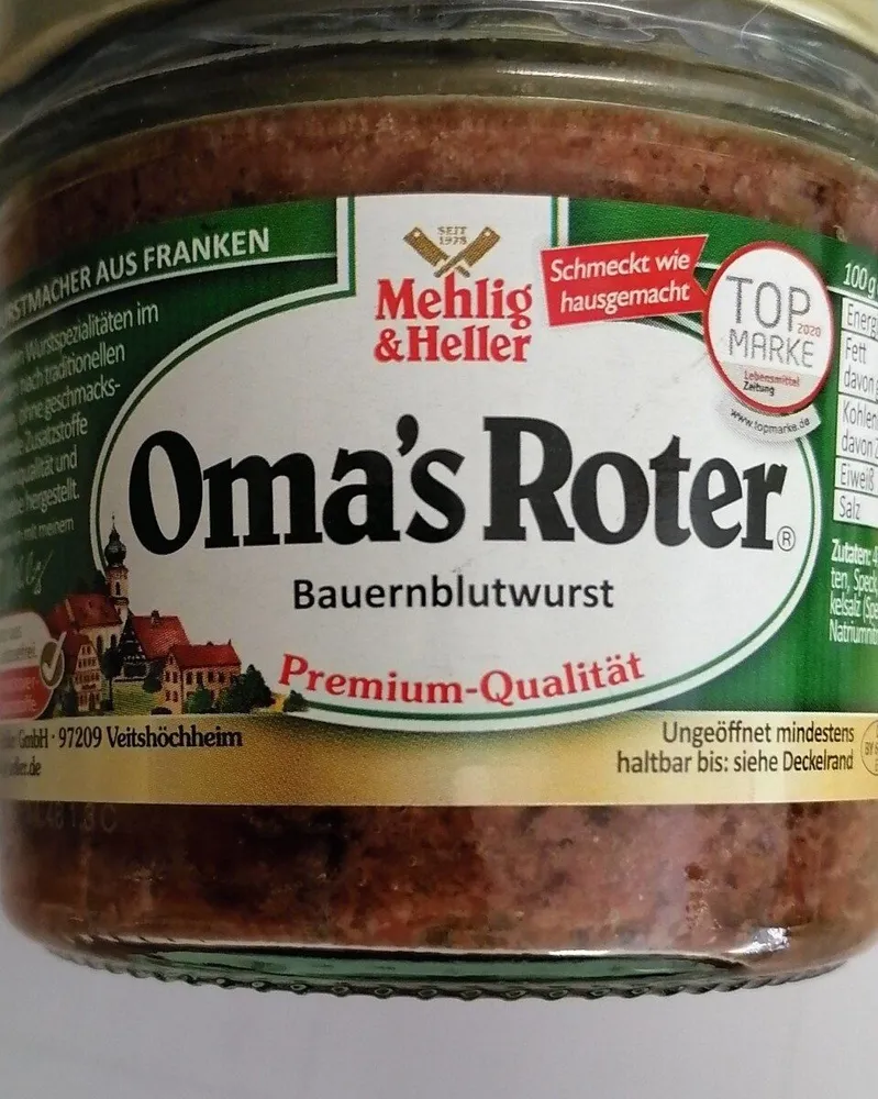 Wurst, Oma's Roter