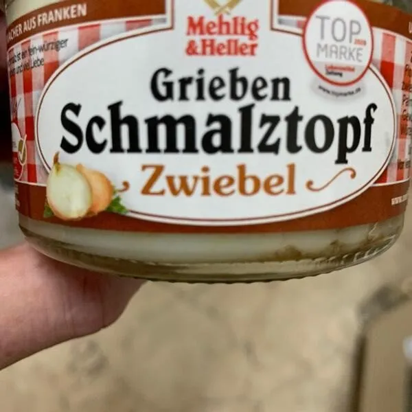 Grieben  Schmalztopf (Zwiebel)