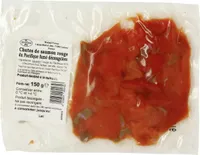 Chutes de saumon fumé décongelées