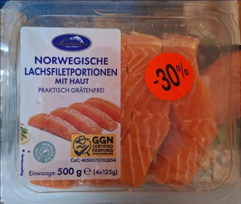 Lachsfilet mit Haut
