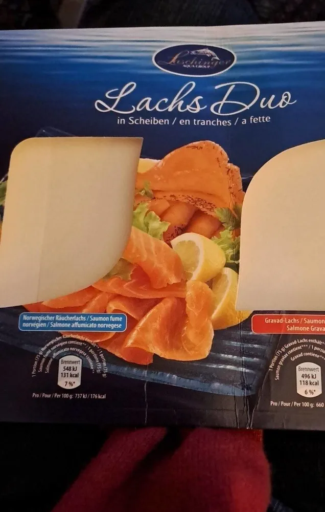 Rsuchlachs Duo in Scheiben
