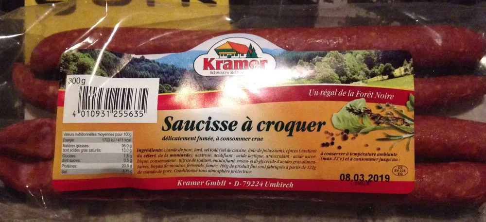 Saucisse à croquer