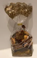 S-Edelbutterspritzgebäck halb in Zartbitterschikolade