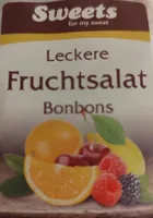 Leckere Fruchtsalat Bonbons