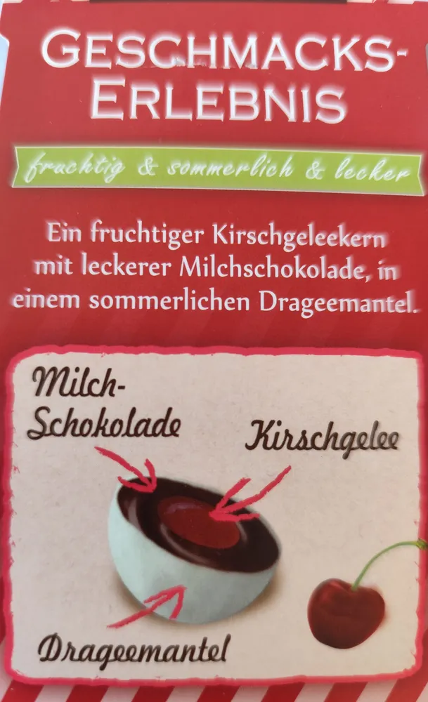 Kirsche in Schokolade