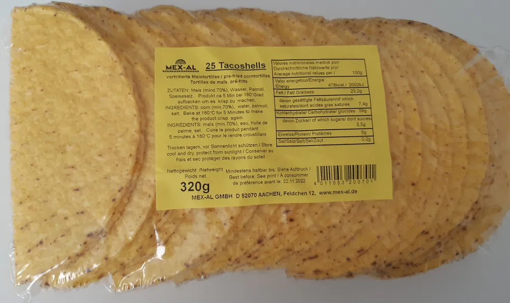 25 Tacoshells