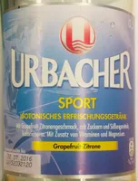 Urbacher Sport Grapefruit-Zitrone