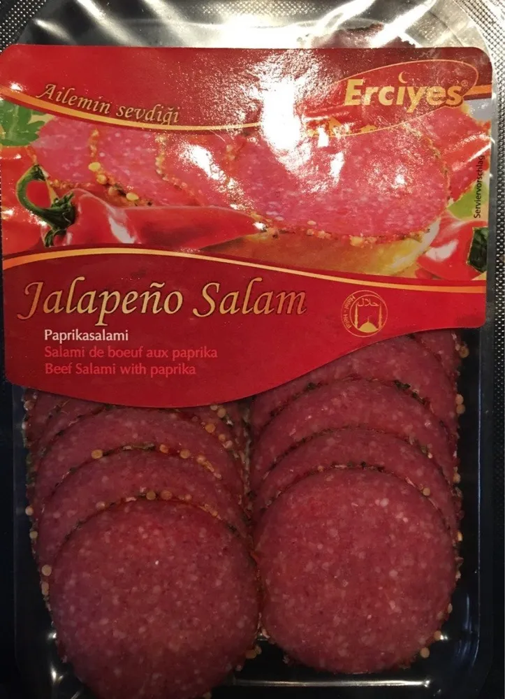 Salami de boeuf aux paprika halal