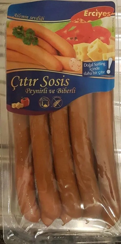 GEFLÜGEL WIENERLE MIT PAPRIKA UND KÄSE