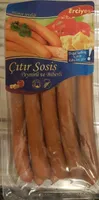 GEFLÜGEL WIENERLE MIT PAPRIKA UND KÄSE