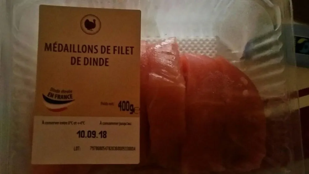 Medaillons de filet de dinde