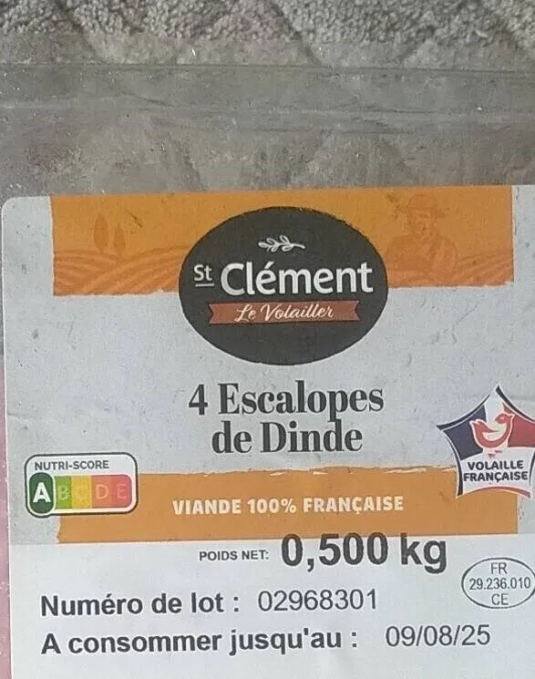 Escalope de Dinde