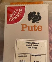 Pute. Putenhackfleisch gewürzt, frisch, zum Braten