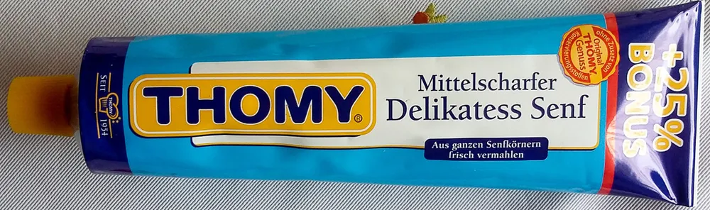 Mittelscharfer Delikatess Senf