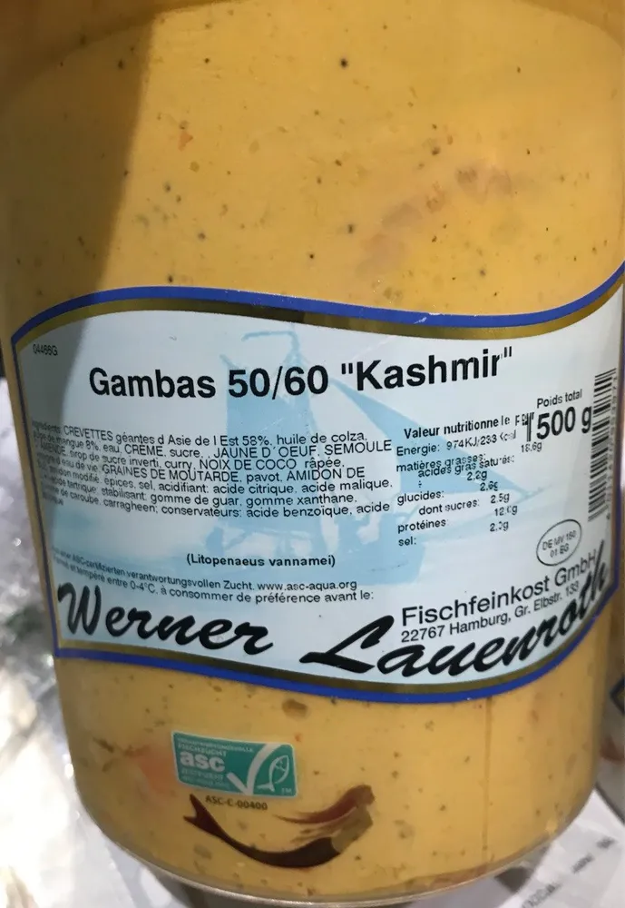 Gambas 50/60 « Kashmir »