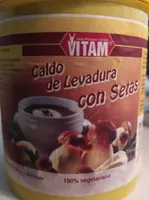 Vitam caldo de levadura con setas