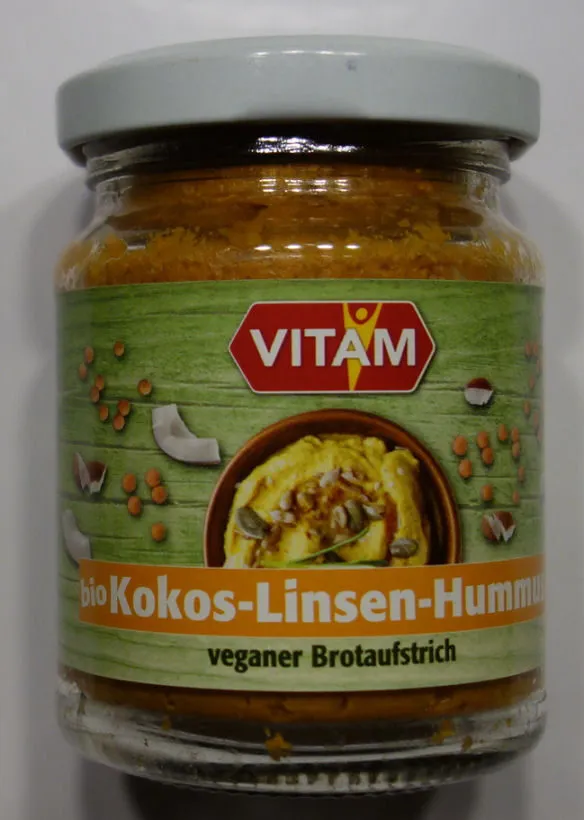 bio Kokos-Linsen-Hummus