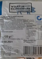 Delikatesse Leberwurst