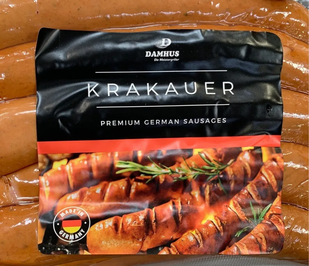 Salchichas estilo aleman krakauer