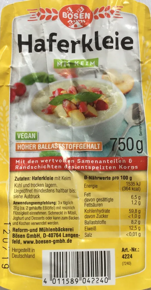 Haferkleie
