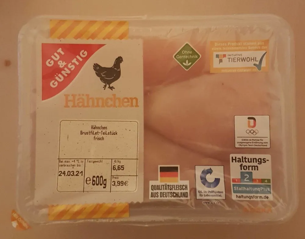 Hähnchen Brustfilet-Teilstück