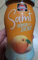 Samt Marmelade Aprikose ohne Stücke weniger Zucker