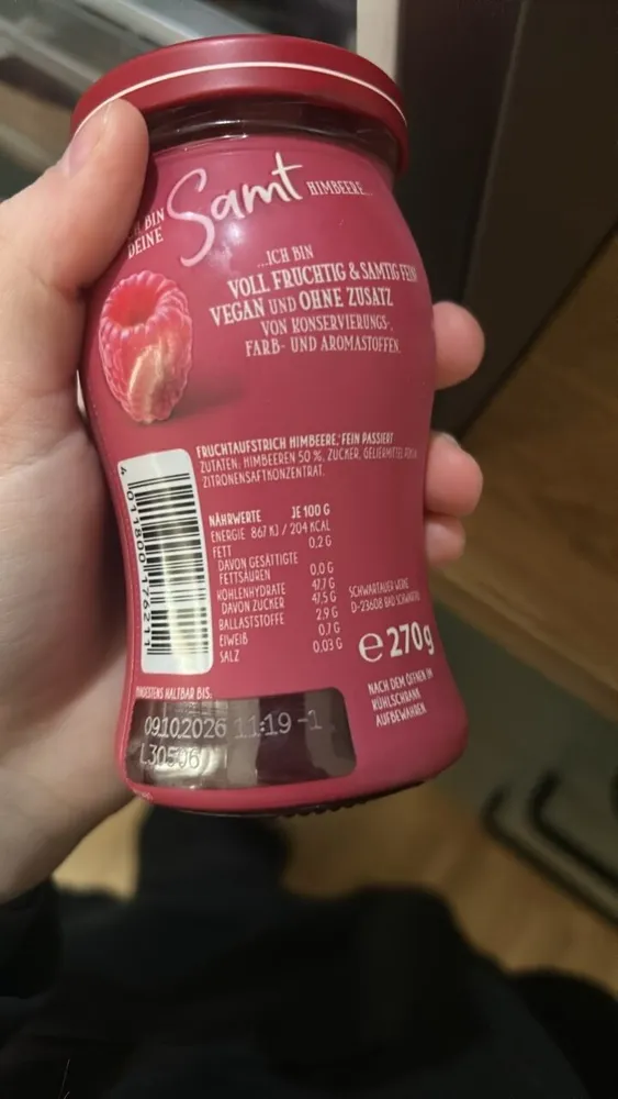 Samt Marmelade Himbeere