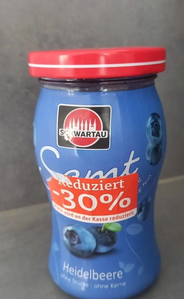 Samt Heidelbeere