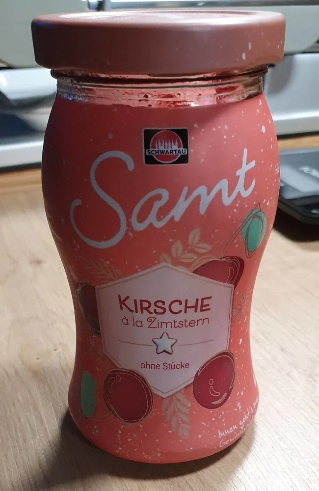 Samt Kirsche a la Zimtstern