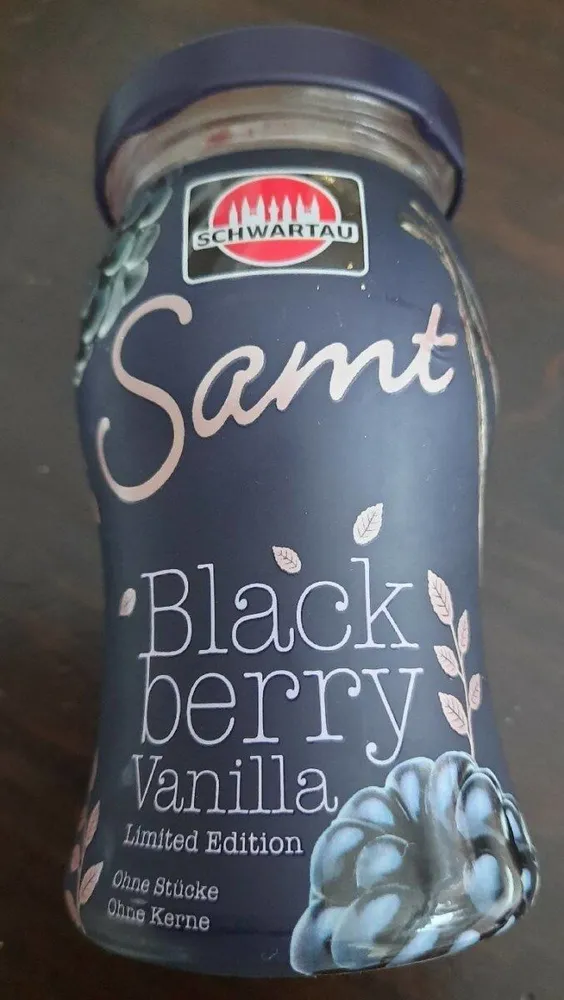 Samt Brombeer-Vanille