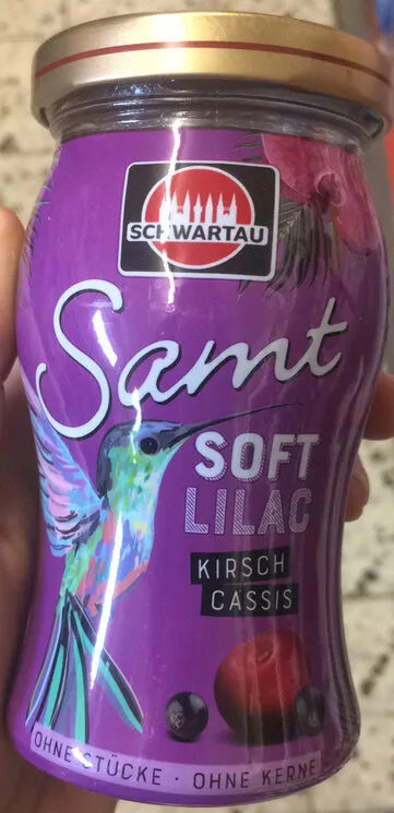 Samt Soft Lilac Kirsch Cassis
