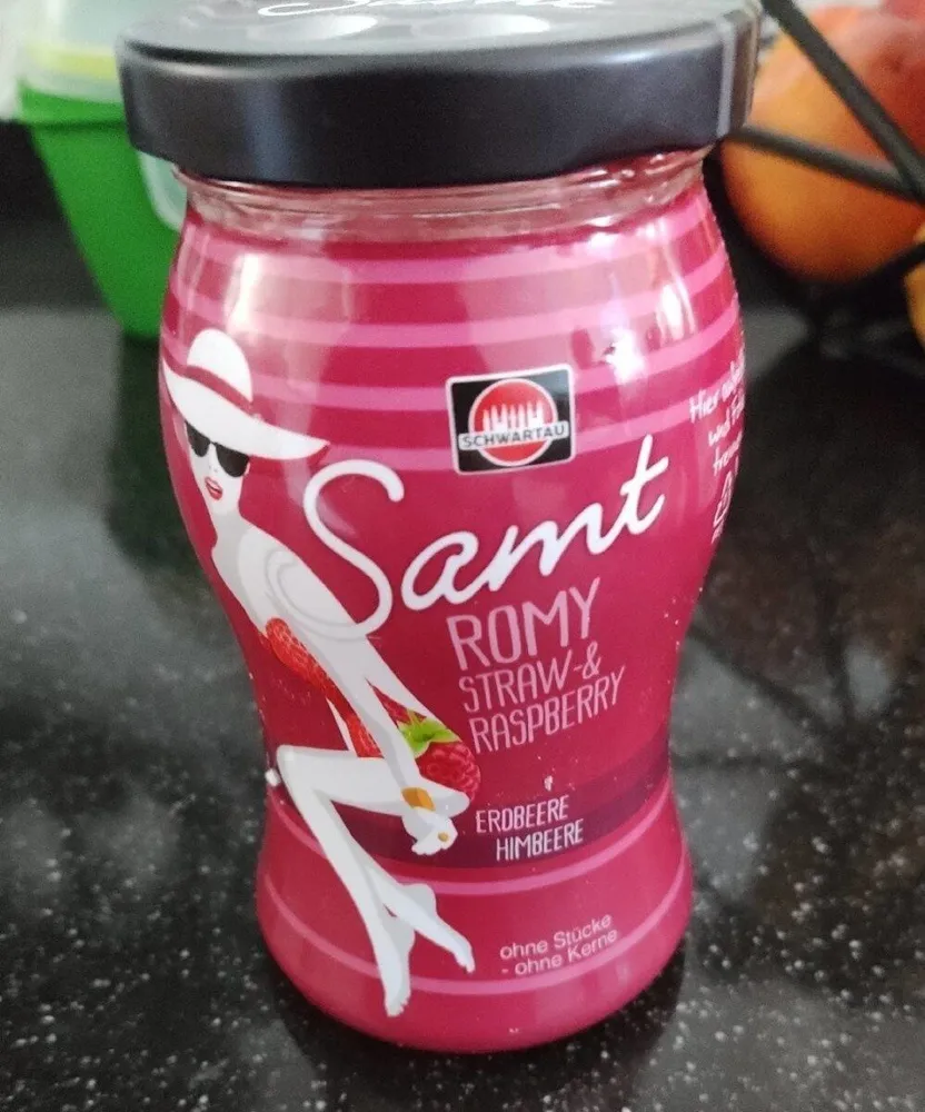 Samt Romy Straw-&Raspberry