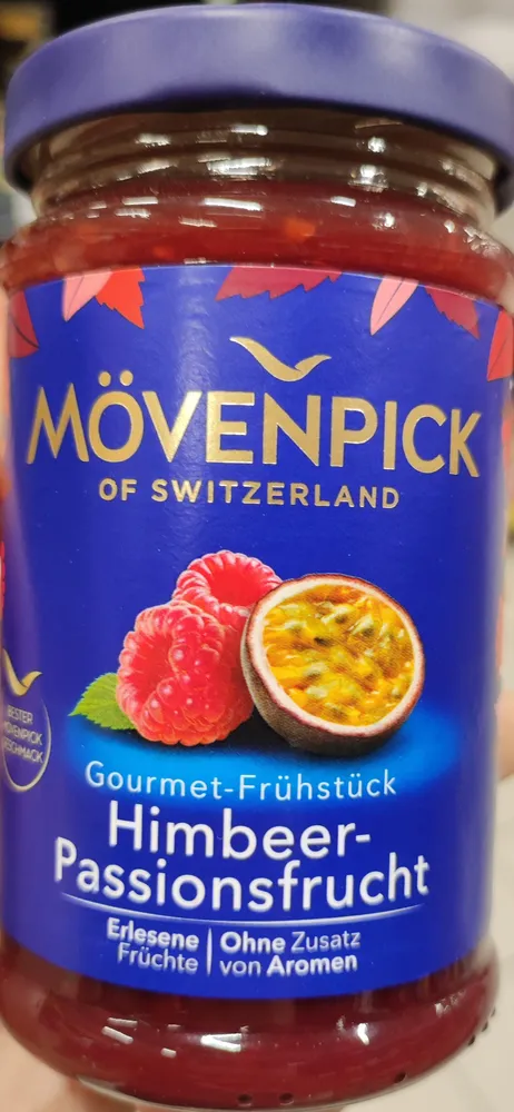 Fruchtaufstrich Himbeer-Passionsfrucht, Gourmet-Frühstück