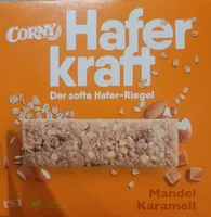 Haferkraft Müsliriegel Mandel-Karamell