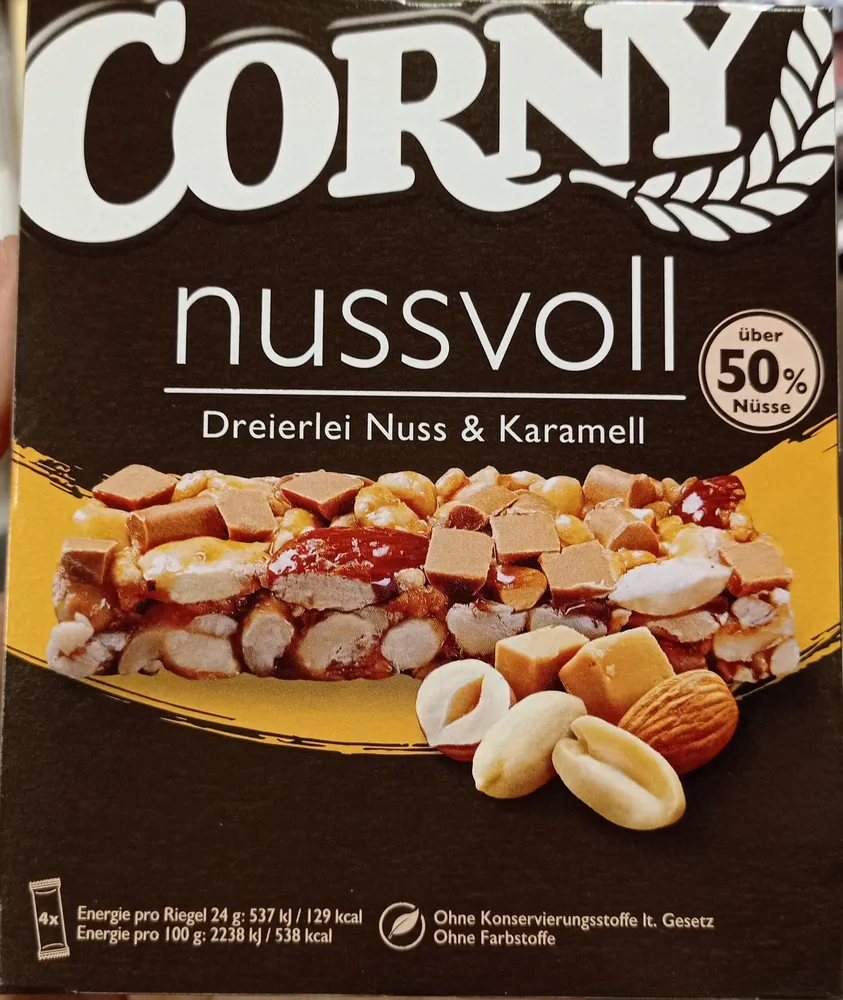 nussvoll Dreierlei Nuss & Karamell