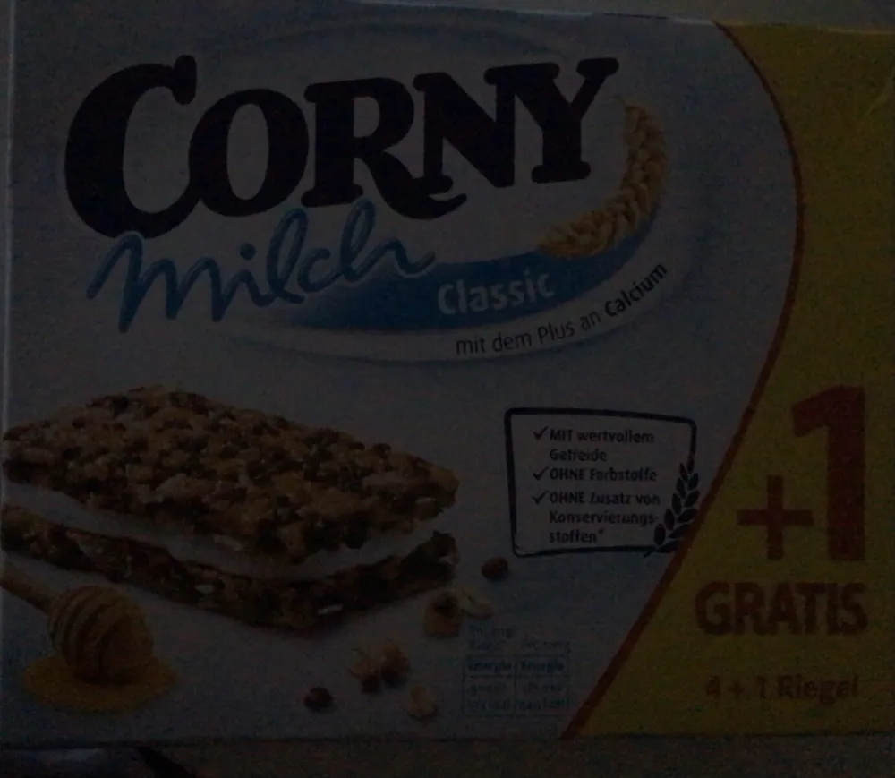 Getreideriegel, Milch