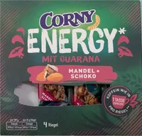Corny Energy mit Guarana „Mandel+Schoko“