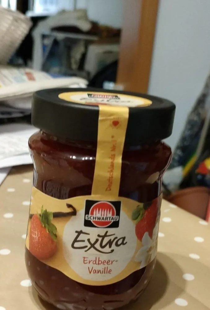 Konfitüre,Marmelade -   Extra Erdbeer Vanille