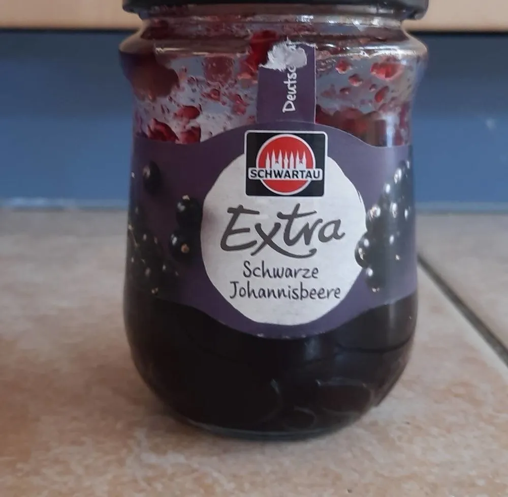 Schwarze Johannisbeermarmelade